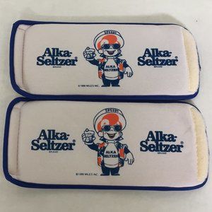 VTG two alka seltzer speedy promo drink can koozie